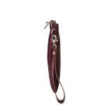 Borsa donna a mano e a tracolla Bordeaux Lucida Made in Italy - immagine 2