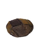 Cappello Coppola Uomo Alfonso D'Este Patcwork British Marrone Senape - immagine 4