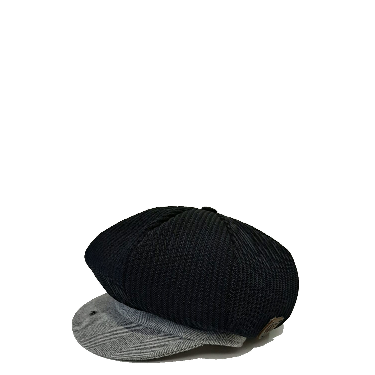 Cappello Coppola donna invernale Alfonso D'Este Nero lana Spicchi