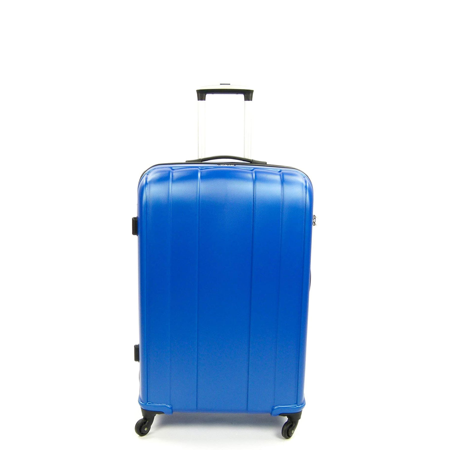 Valigia media - Jaguar - Azzurro Trolley rigido 4 ruote con ABS e TSA