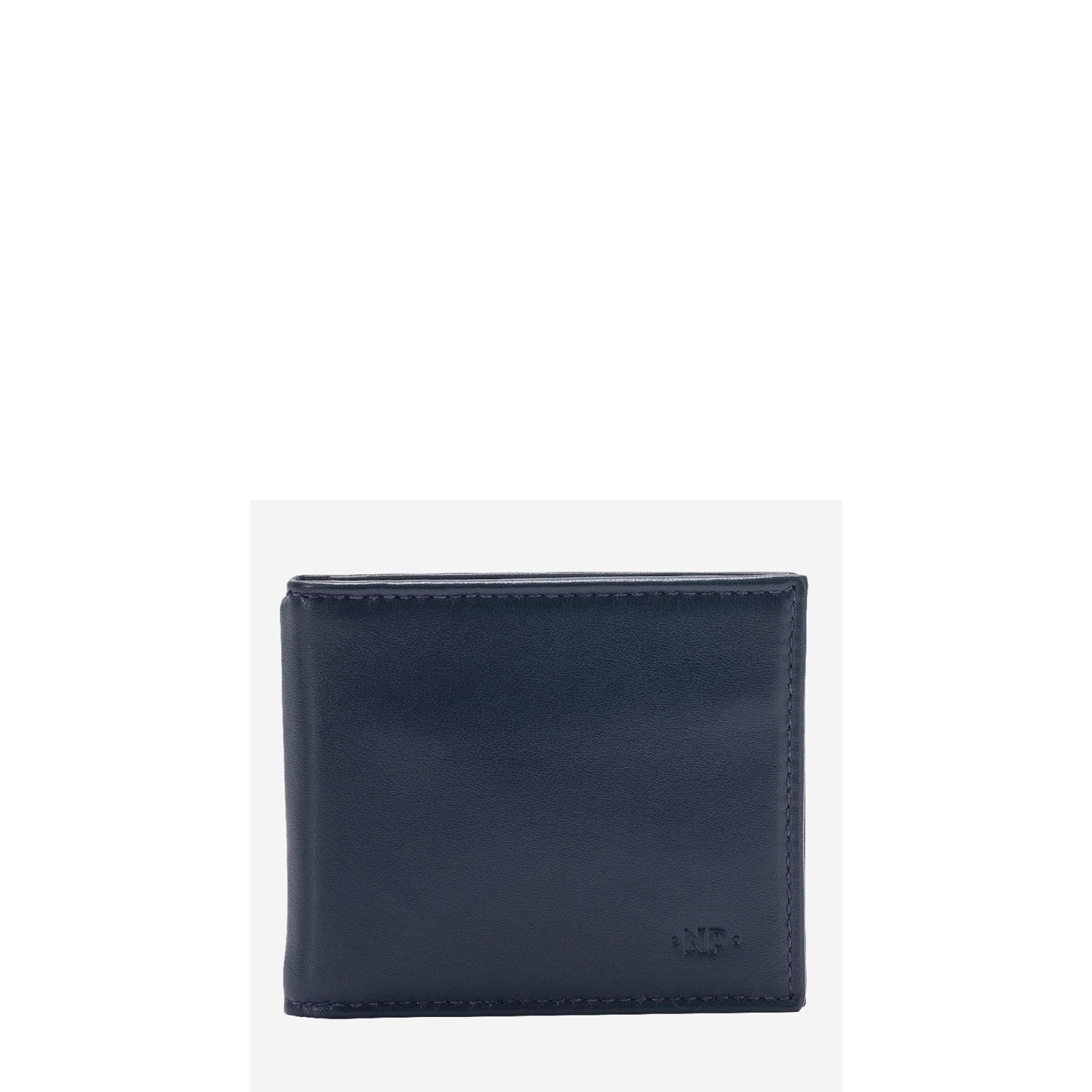 Portafoglio uomo in pelle con molla fermasoldi - Dudubags - Blue