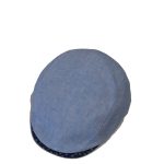 Cappello Coppola Uomo - Snap Cap - Estiva Celeste Lino con visiera intercambiabile Taglia 56 - immagine 3