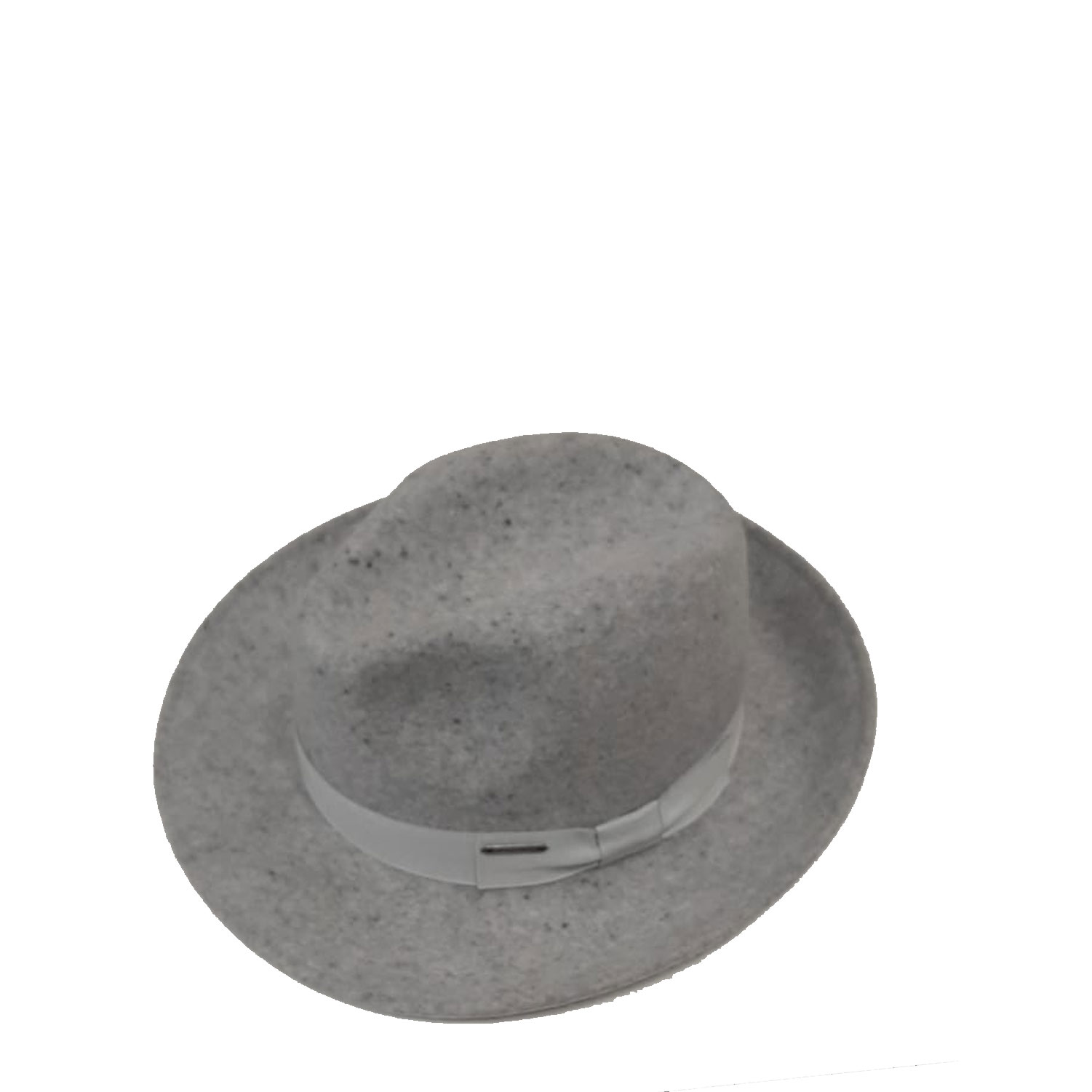 Cappello uomo Alfonso D'Este Grigio Perla Feltro Lana Tesa Larga 60
