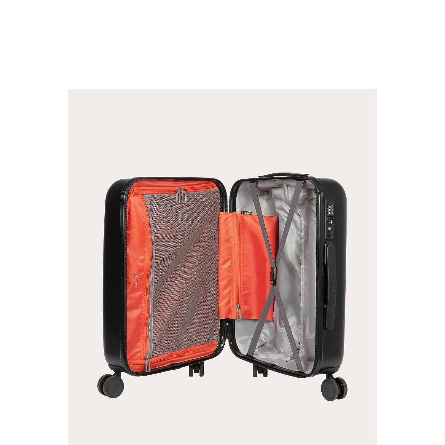 Trolley Cabina - Tucano - TED 40L Bagaglio a mano 4 Ruote Nero