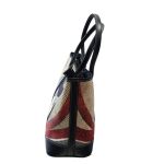 Borsa donna a spalla - Gattinoni Planetarium -Shopping Bag L Classico Nero - immagine 3