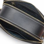 Borsa donna a tracolla - Gattinoni Planetarium - Crossbody bag con doppia zip Classico/Nero - immagine 6
