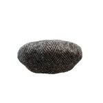 Cappello Coppola Uomo - Panizza - Tascabile 8 Spicchi spigato Marrone in lana Moessmer - immagine 3