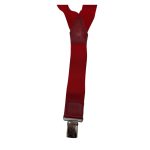 Bretelle da uomo elasticizzate regolabili - Rodrigo - Rosso - immagine 3