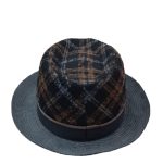 Cappello uomo Senior - Panizza - Marrone Nero a quadri in lana - immagine 4