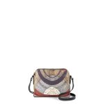 Borsa donna a tracolla - Gattinoni Planetarium - Crossbody bag con doppia zip e tasca centrale Classico/Nero