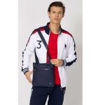 Borsa a tracolla uomo U.S. Polo Assn. Flat Crossbody Aspen Blu Navy - immagine 4