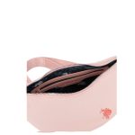 Borsa donna Tracolla U.S. Polo Assn. Benton Hobo Piquet Cotone Rosa - immagine 3