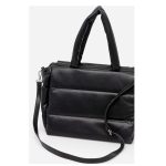 Borsa donna Blauer Shopping Bag trapuntata ad onde Nero DELLA02 - immagine 3