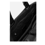 Borsa donna Blauer Shopping Bag trapuntata ad onde Nero DELLA02 - immagine 4