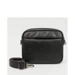 Borsa donna a tracolla Blauer Camera Bag trapuntata ad onde Nero MARTY02 - immagine 5