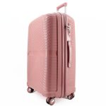 Valigia Grande NPLE Espandibile Solid Trolley da stiva L 4.1 kg Rose Gold - immagine 5