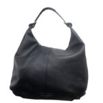 Borsa donna Bianca Borghesi Sacca Monospalla in Pelle Nero BB3094