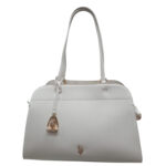 Borsa donna a spalla U.S. Polo Assn. Jones Double Handle grande Off White