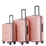 Set Tris Valigie NPLE Linea KRYPTON ESPANDIBILE Rose