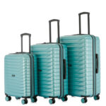 Set Tris Valigie NPLE Linea KRYPTON ESPANDIBILE Green
