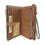 Portafoglio donna Michael Kors doppia zip con logo Vaniglia - immagine 2