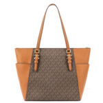 Borsa donna Michael Kors Marrone Charlotte Large - immagine 2