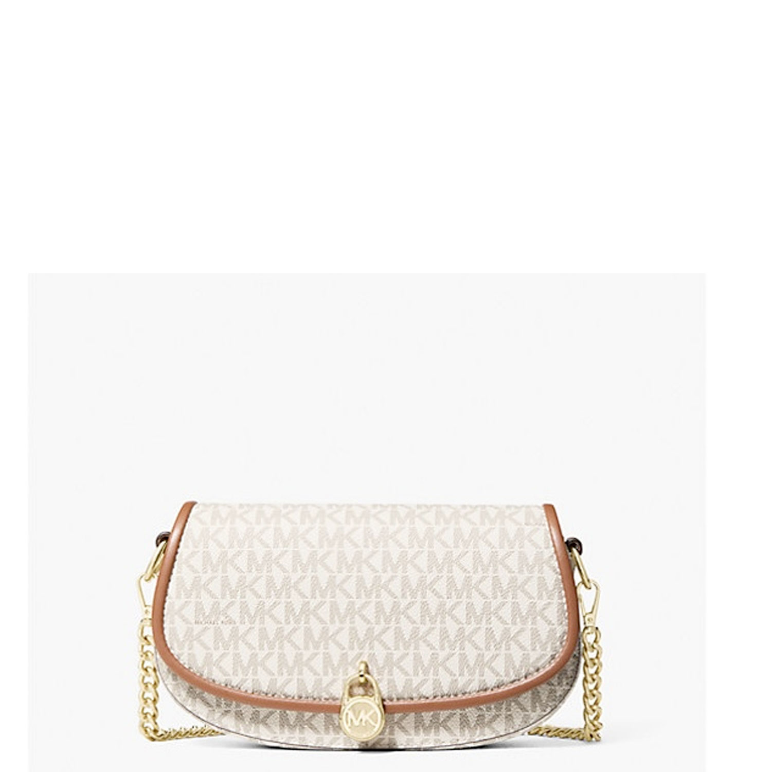 61 Borsa donna a tracolla Michael Kors Mila piccola Vaniglia - immagine 1