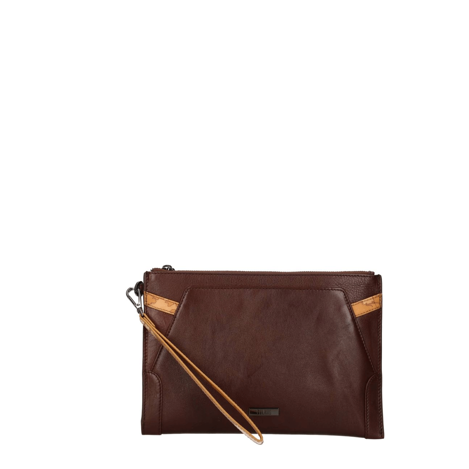 105 Pochette Uomo Alviero Martini 1° Classe Ranger Leather clutch Dark Brown - immagine 1