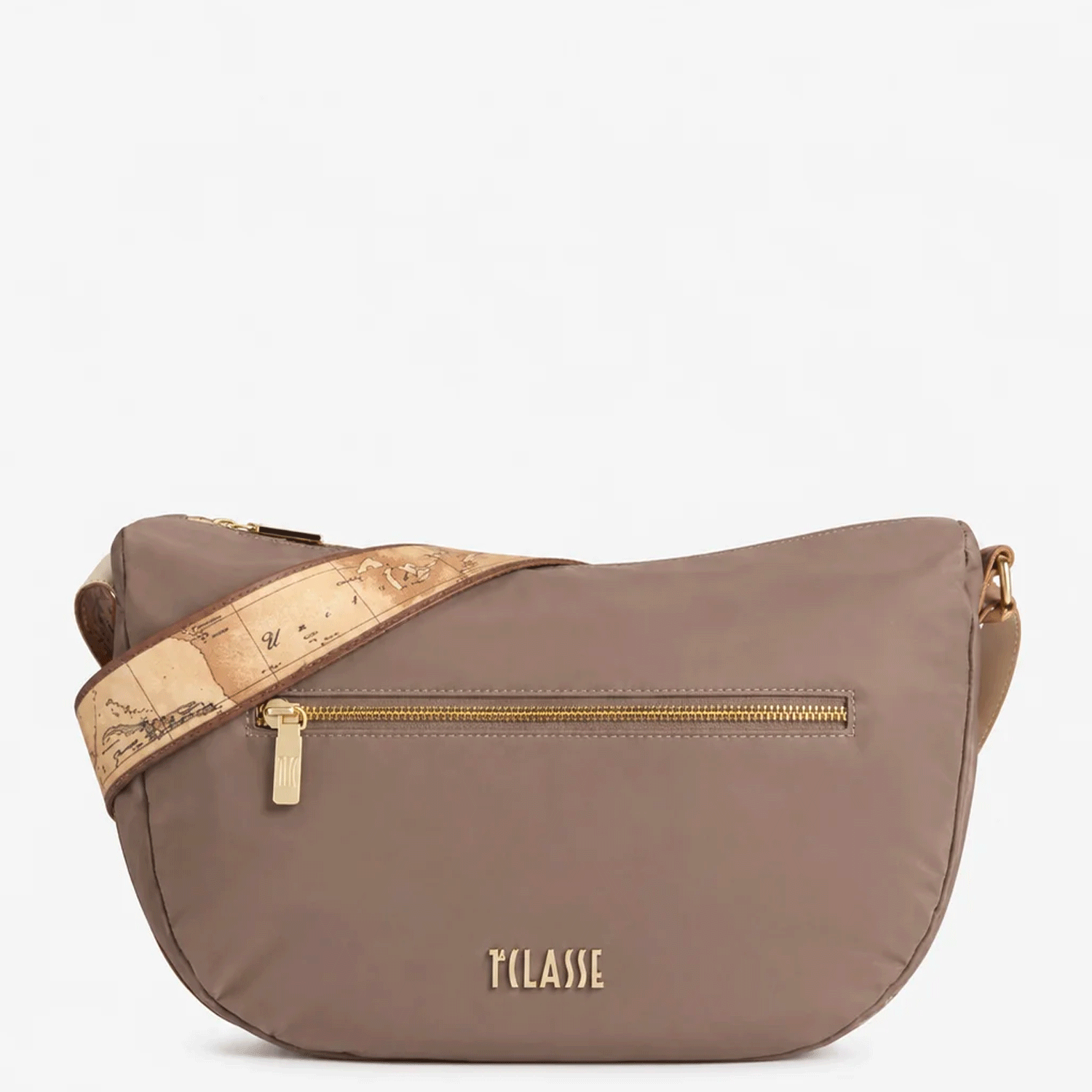 70 Borsa donna Alviero Martini 1° Classe Whisper Nylon tracolla a mezzaluna grande Roccia - immagine 1