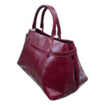 Borsa donna a mano Bianca Borghesi con tracolla in Pelle Pacino Rubino - immagine 3