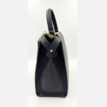 Borsa donna a mano Bianca Borghesi con tracolla in Pelle Kali Big Double Clutch Nero - immagine 3