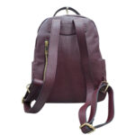 Zaino donna Bianca Borghesi in Pelle Dark Vino - immagine 2