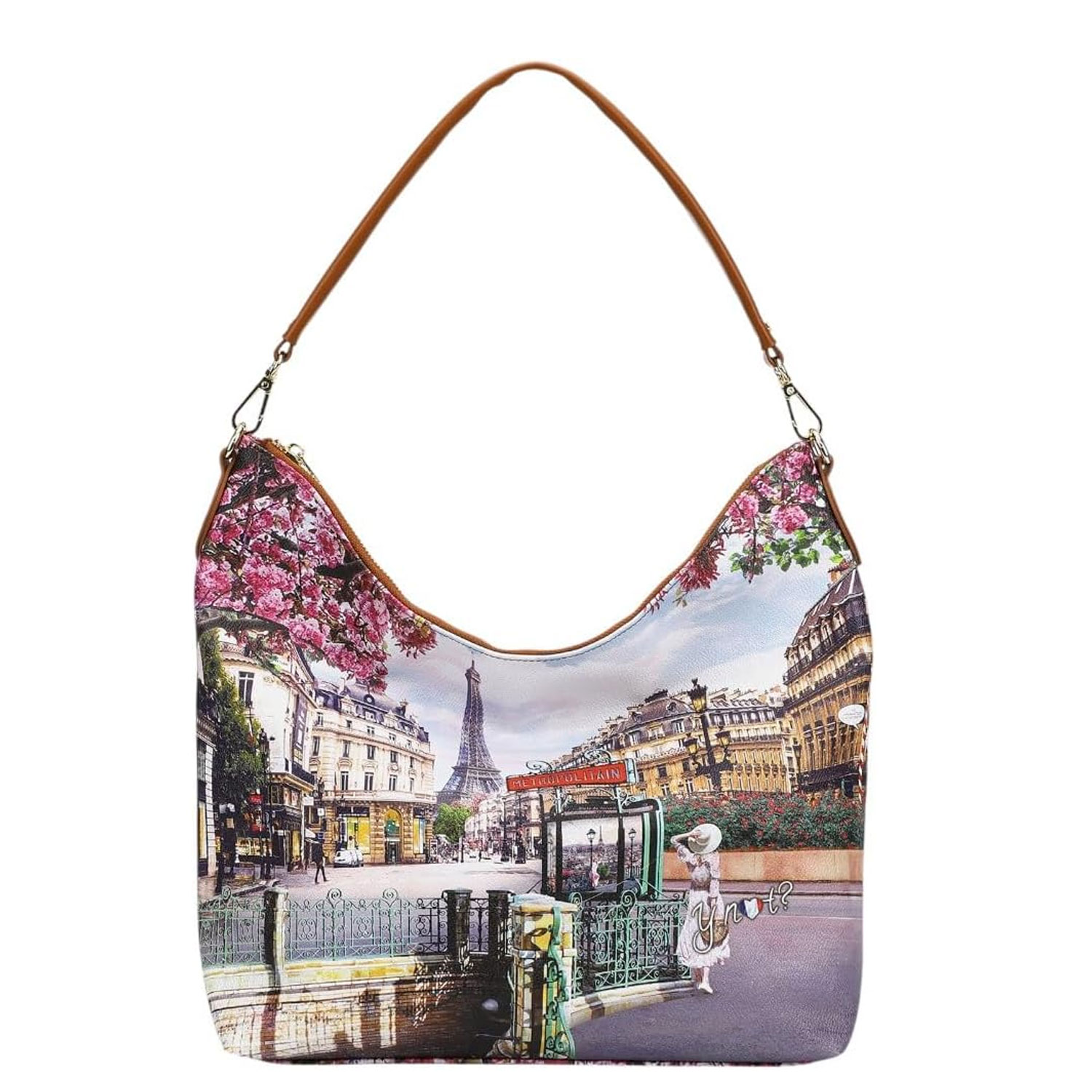 45 Borsa Donna Y NOT Borsa Sacca con Tracolla YES-618 Emily in Paris - immagine 1