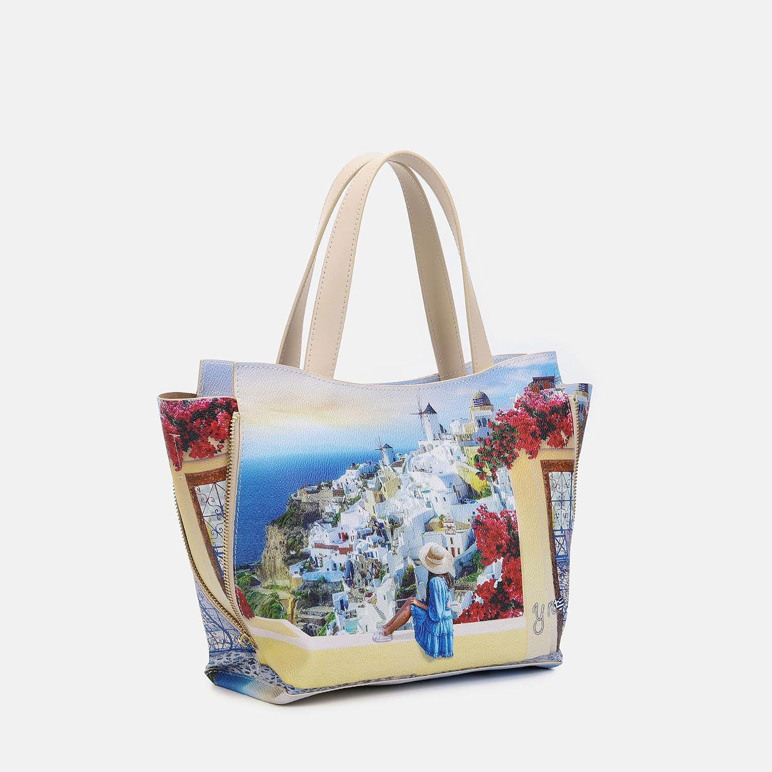 52 Borsa Donna Y NOT Tote Medium Yes - 710 Greek Summer - immagine 1
